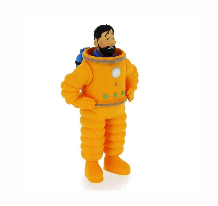 Kuifje PVC Beeldje Haddock Astronaut 8 cm, Verzamelen, Stripfiguren, Ophalen of Verzenden
