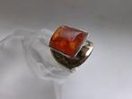 Ring - Mexico Zilver 18kt goud amber (Zonder minimumprijs)