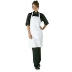 Chef Works halterschort wit | Polyester/Katoen |ChefWorks, Verzenden