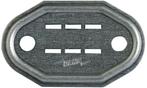 Dehn Nummerplaat Met Gleuf - 490100 [2 stuks], Verzenden, Nieuw
