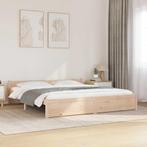 vidaXL Bedframe massief hout 180x200 cm, Huis en Inrichting, Slaapkamer | Bedden, Verzenden, Nieuw
