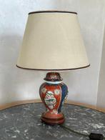 Imari-Stil Porzellanlampe mit Landschaft und Blumen - Lampe