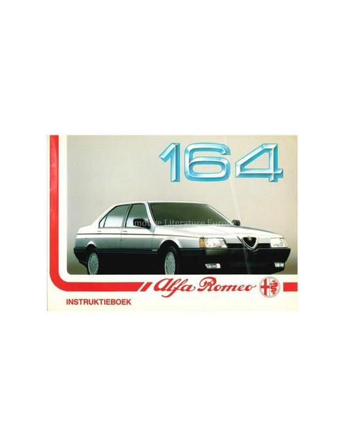 1989 ALFA ROMEO 164 INSTRUCTIEBOEKJE NEDERLANDS, Autos : Divers, Modes d'emploi & Notices d'utilisation, Enlèvement ou Envoi
