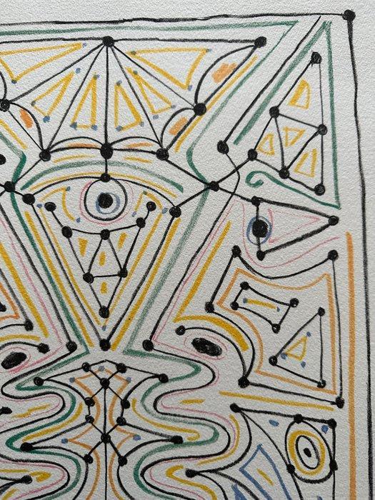 Jean Cocteau (1889-1963) - Composition géométrique II, Antiek en Kunst, Antiek | Overige Antiek