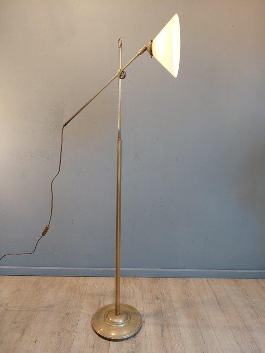 Staande lamp - Opaline glas - In Hoogte Verstelbaar, Antiquités & Art, Curiosités & Brocante