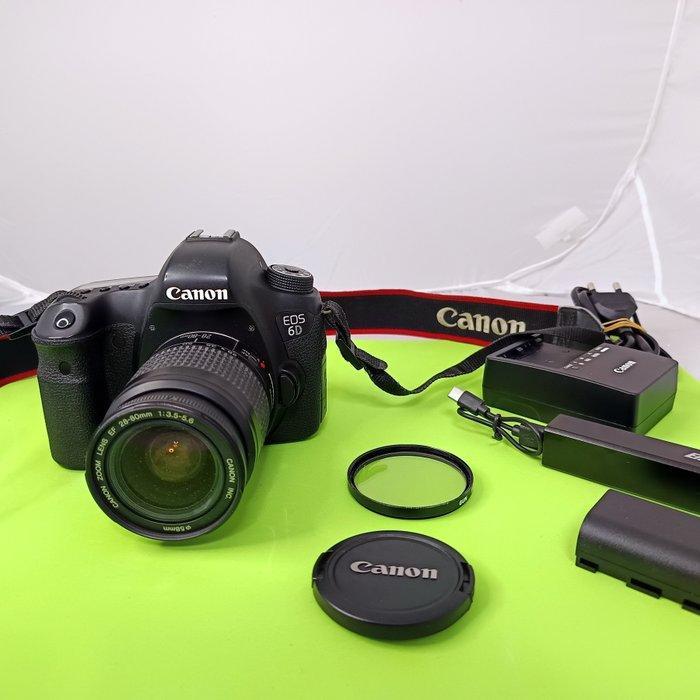 Canon EOS 6D + Canon EF 28-80 mm + cinghia + alimentatore +, Audio, Tv en Foto, Fotocamera's Digitaal