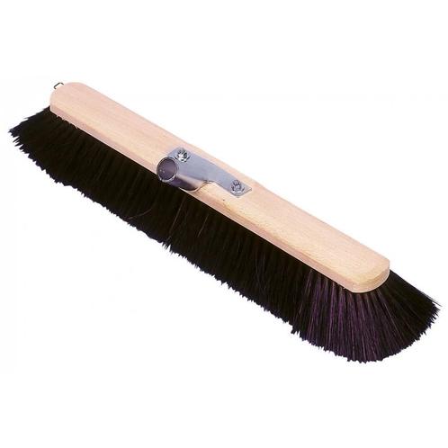 Bezem v. gr. ruimten, paarden- haar 50cm, m. steelhouder, Huis en Inrichting, Schoonmaakartikelen
