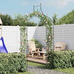 vidaXL Tuinboog speer ontwerp donkergroen, Verzenden, Nieuw