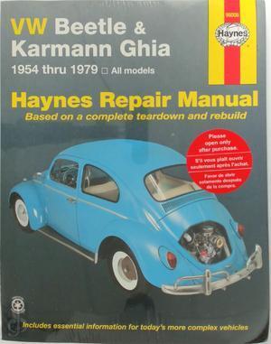 Vw Beetle & Karmann Ghia Automotive Repair Manual, Livres, Langue | Langues Autre, Envoi