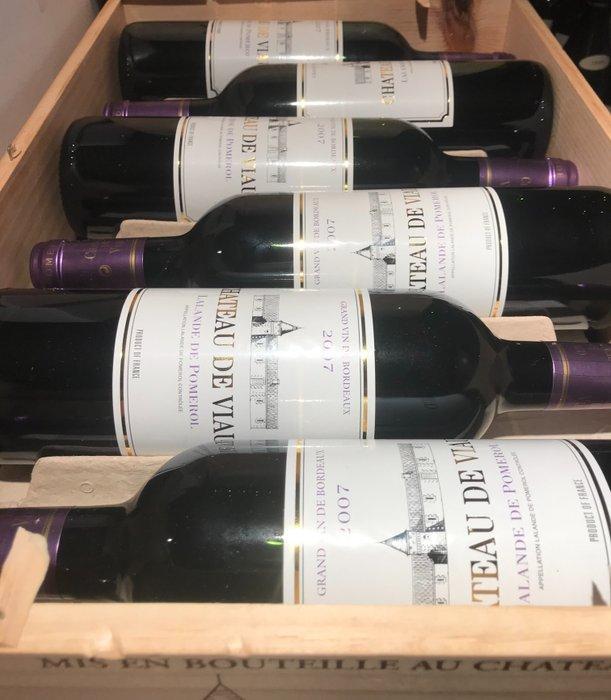 2007 Chateau de Viaud - Lalande-de-Pomerol - 12 Flessen, Collections, Vins