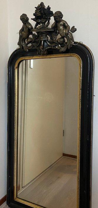 Spiegel- Antieke spiegel Louis Philipp - Hout, Glas -, Antiek en Kunst, Antiek | Overige Antiek