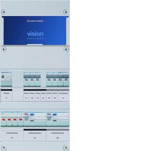 Hager VISION Installatiekast - VKG33L-FT, Doe-het-zelf en Bouw, Elektriciteit en Kabels, Verzenden
