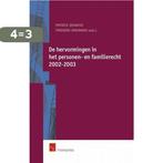 Hervormingen in het personen- en familierecht 2002, Boeken, Verzenden, Gelezen, Frederik Swennen