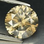 Diamant - 1.00 ct - Rond - Fancy Light Grayish Brown - P1