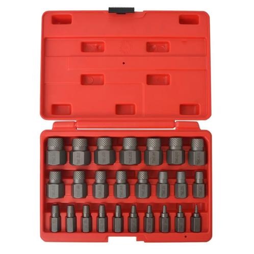 vidaXL Schroefverwijdering set 25-delig staal, Doe-het-zelf en Bouw, Gereedschap | Handgereedschap, Nieuw, Verzenden