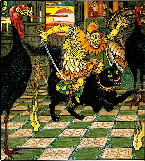 Walter Crane (ill) - The Yellow Dwarf - Walter Cranes, Antiek en Kunst, Antiek | Boeken en Manuscripten