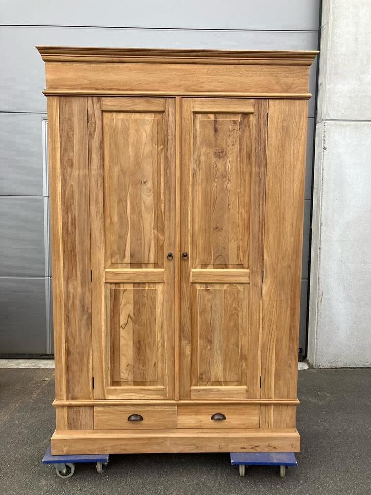Jagerskast WISATA (100% teak), Huis en Inrichting, Kasten | Kleerkasten, 25 tot 50 cm, Met lade(s), Met deur(en), Nieuw, Teakhout