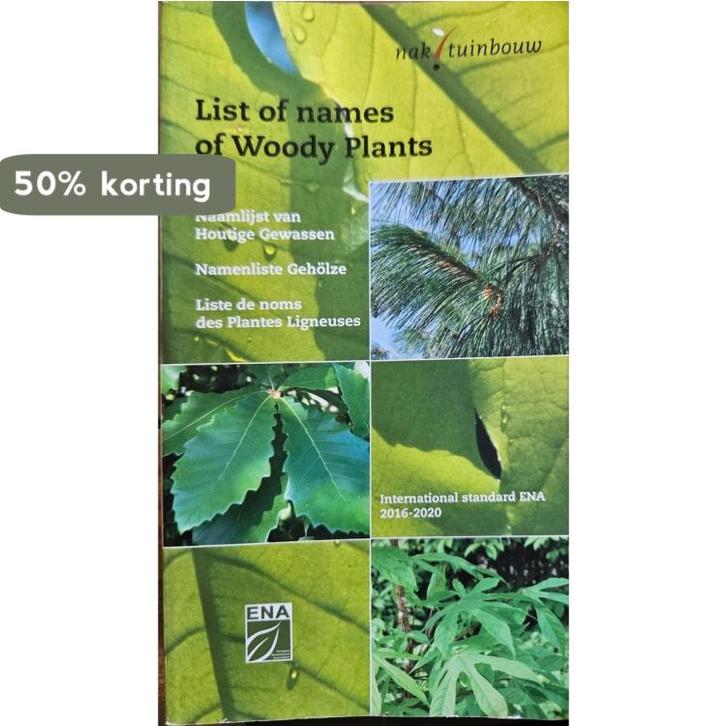 List of names of woody plants 9789081516938 M.H.A. Hoffman, Boeken, Schoolboeken, Gelezen, Verzenden