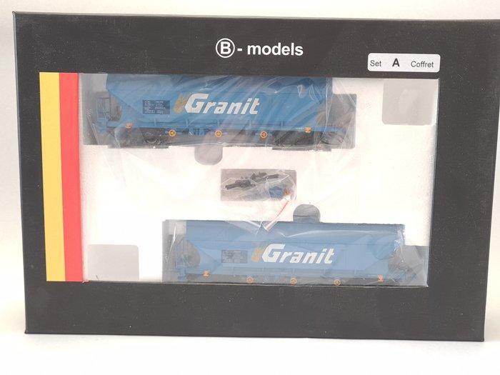 B-Models H0 - 45.334 - Modeltrein goederenwagonset (1) -, Hobby en Vrije tijd, Modeltreinen | H0