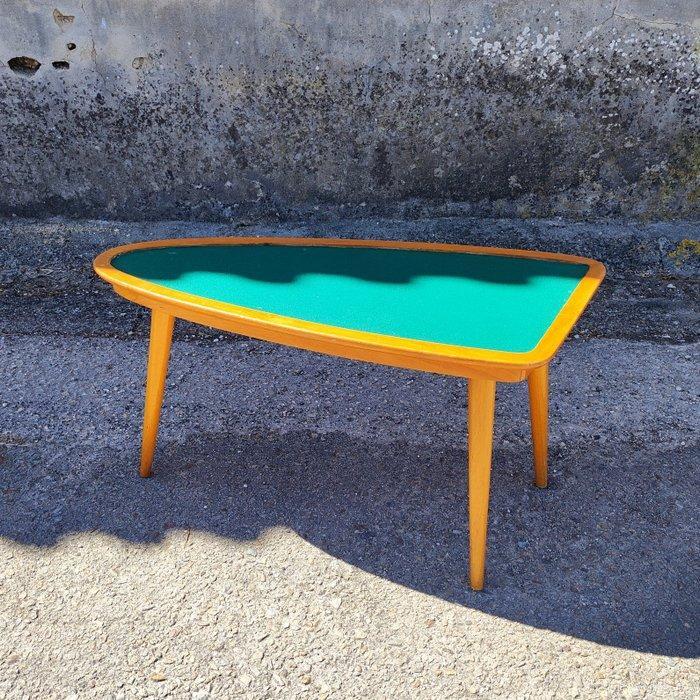 Bijzettafel - Vintage - Hout, stof - Vintage houten, Antiquités & Art, Art | Objets design