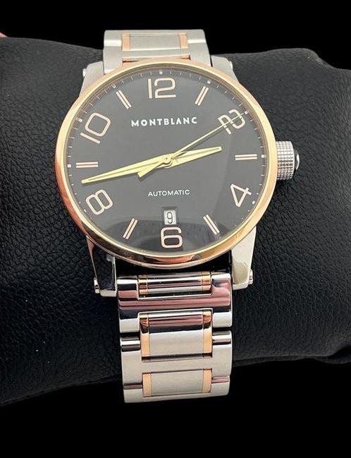 Montblanc - Timewalker 18K Gold-Steel - 7258 - Homme -, Handtassen en Accessoires, Horloges | Heren