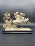 A. Santini - Sculpture, Gladiator with chariot and two, Antiek en Kunst