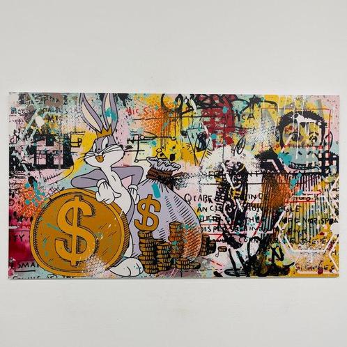 NOBLE$$ (1990) - Very Rich Bunny, Antiek en Kunst, Kunst | Schilderijen | Modern