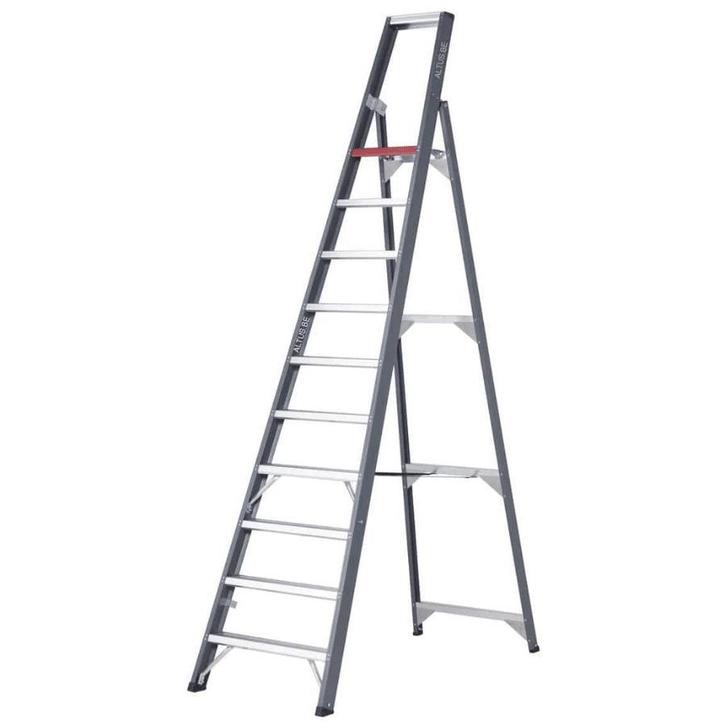 Altrex enkele trapladder Falco 10 treden, Doe-het-zelf en Bouw, Ladders en Trappen, Trap, Nieuw, 2 tot 4 meter, Ophalen of Verzenden