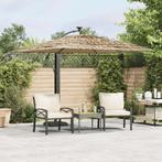 vidaXL Parasol met stalen paal 246x246x230 cm bruin, Tuin en Terras, Verzenden, Nieuw