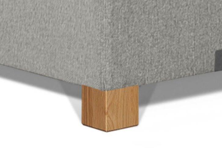 Caresse Vierkante poot hout - 180x200/210, Maison & Meubles, Chambre à coucher | Lits