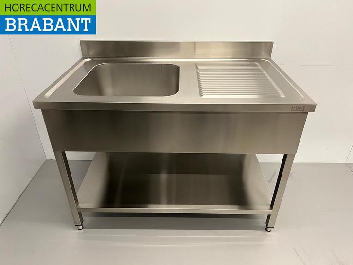 RVS Spoeltafel spoelbak 120 x 70 cm Horeca, Zakelijke goederen, Horeca | Meubilair en Inrichting, Ophalen of Verzenden