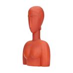 Beeldje - Grand Buste rouge - Hars