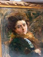 Antonio Mancini (1852–1930) - La modella