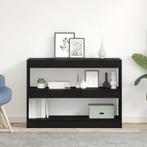 vidaXL Boekenkast Zwart eiken 100 x 30 x 72 cm Bewerkt hout, Huis en Inrichting, Verzenden, Nieuw