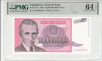 Yugoslavia P 127 10 000 000 000 Dinara 1993 Pmg 64 Epq, Timbres & Monnaies, Billets de banque | Europe | Billets non-euro, Verzenden