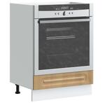 vidaXL Ovenkast Kalmar bewerkt hout artisanaal eikenkleur, Huis en Inrichting, Kasten | Overige, Verzenden, Nieuw