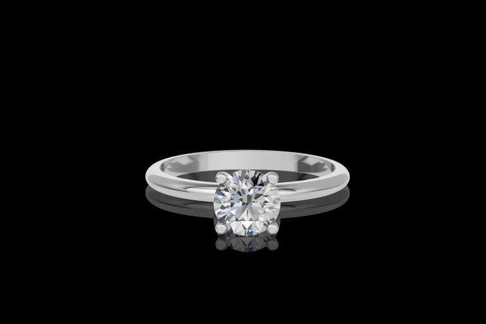 Ring - 14 karaat Witgoud - 2.61ct. tw. Diamant (Lab-grown), Handtassen en Accessoires, Ringen