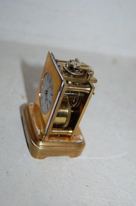 Reisklok, Mignonette reisklok - Messing - 1850-1900 -, Antiek en Kunst, Antiek | Klokken