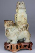 Chinese beeldhouwwerk vazen - Leeuw Chimère - Archaïsche