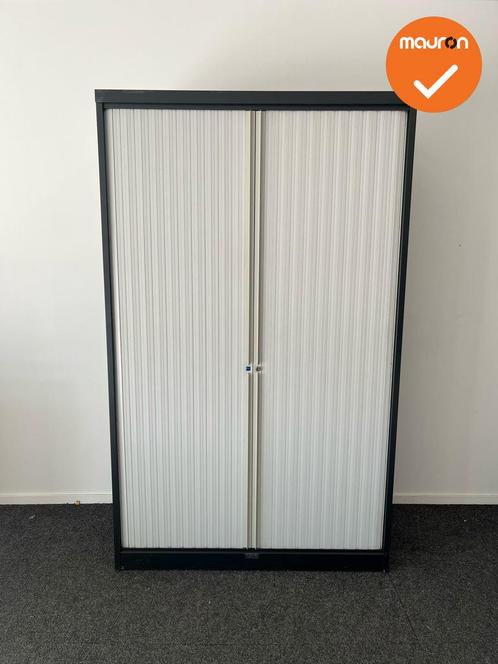 Mewaf roldeurkast - 198x120x48cm - Zwart/donkerblauw  met gr, Zakelijke goederen, Kantoor en Winkelinrichting | Kantoormeubilair en Inrichting
