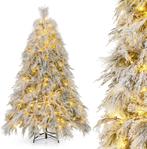 Kerstboom met verlichting - Kunstkerstboom - 180 cm - Met st, Diversen, Kerst, Verzenden, Nieuw
