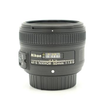 Nikon 50mm F1.8G AF-S Nikkor Objectief (Occ) beschikbaar voor biedingen