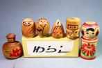 Figure - (6) Sosaku Kokeshi Doll - Shwa period (1926-1989)