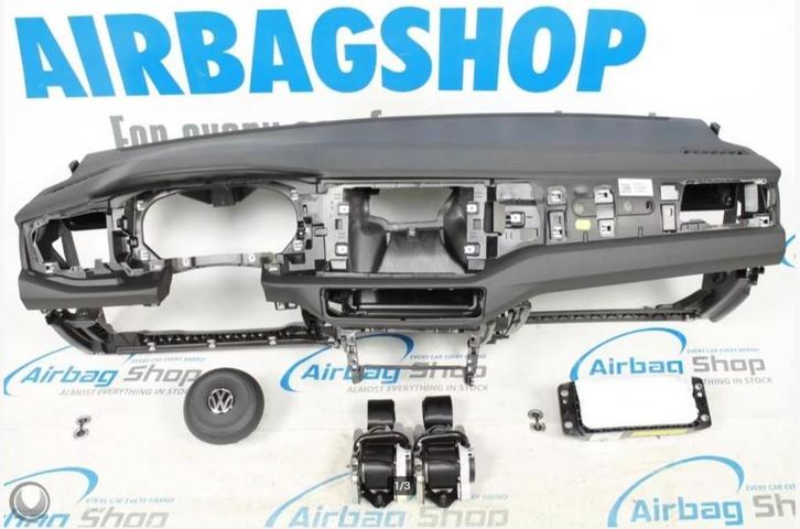 Airbag set - dashboard zacht volkswagen polo (2018-heden), Auto-onderdelen, Dashboard en Schakelaars, Gebruikt, Volkswagen