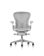 Refurbished Herman Miller Aeron Remastered Mineral, Verzenden, Wit, Zo goed als nieuw, Bureaustoel