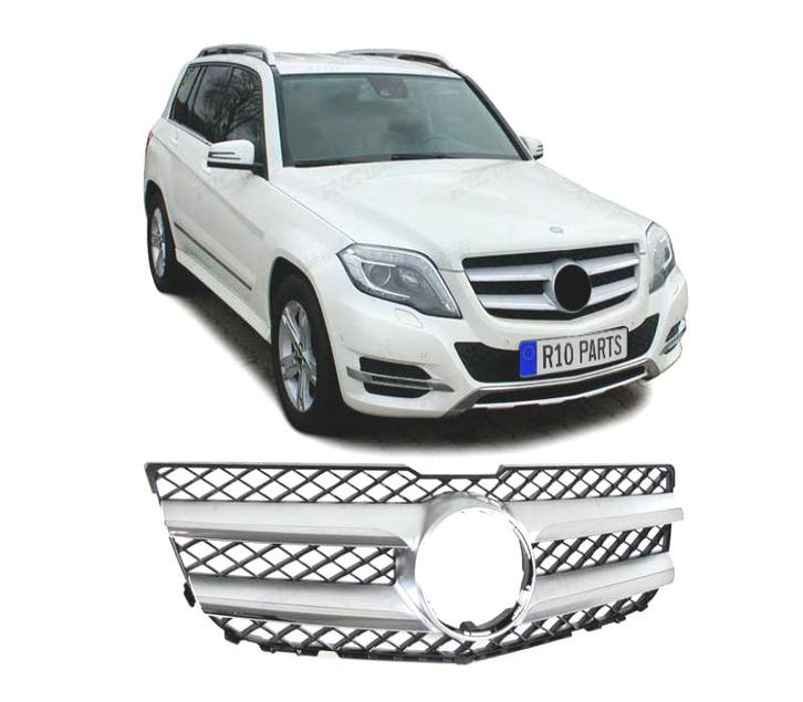 CALANDRE MERCEDES GLK X204 12-15 LOOK AMG NOIR ARGENT, Auto-onderdelen, Carrosserie, Verzenden
