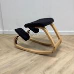 Tweedehands Stokke Varier Balansskruk, zwart - hout, Ergonomisch, Gebruikt, Zwart, Bureaustoel