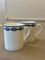 Hermès - Mok (2) - Ankerketting - blauw - Porselein