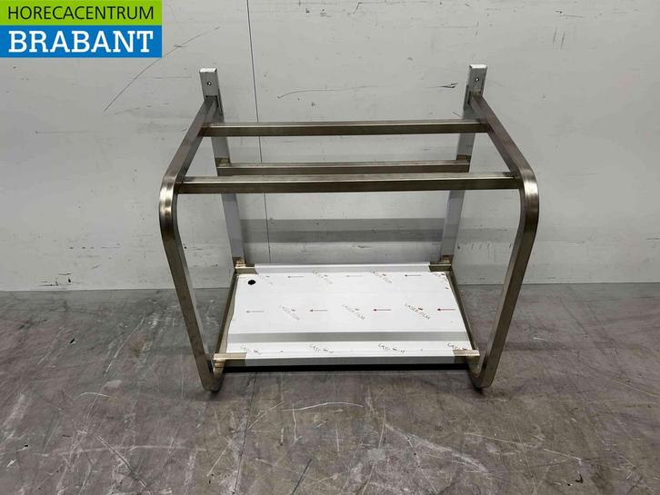 RVS Wandrek Wandschap Schap 68 x 50 x 70 cm Horeca, Zakelijke goederen, Horeca | Meubilair en Inrichting, Ophalen of Verzenden
