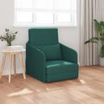 vidaXL Vloersofa Bed 2-in-1 Donkergroen 65x80x83 cm, Verzenden, Nieuw
